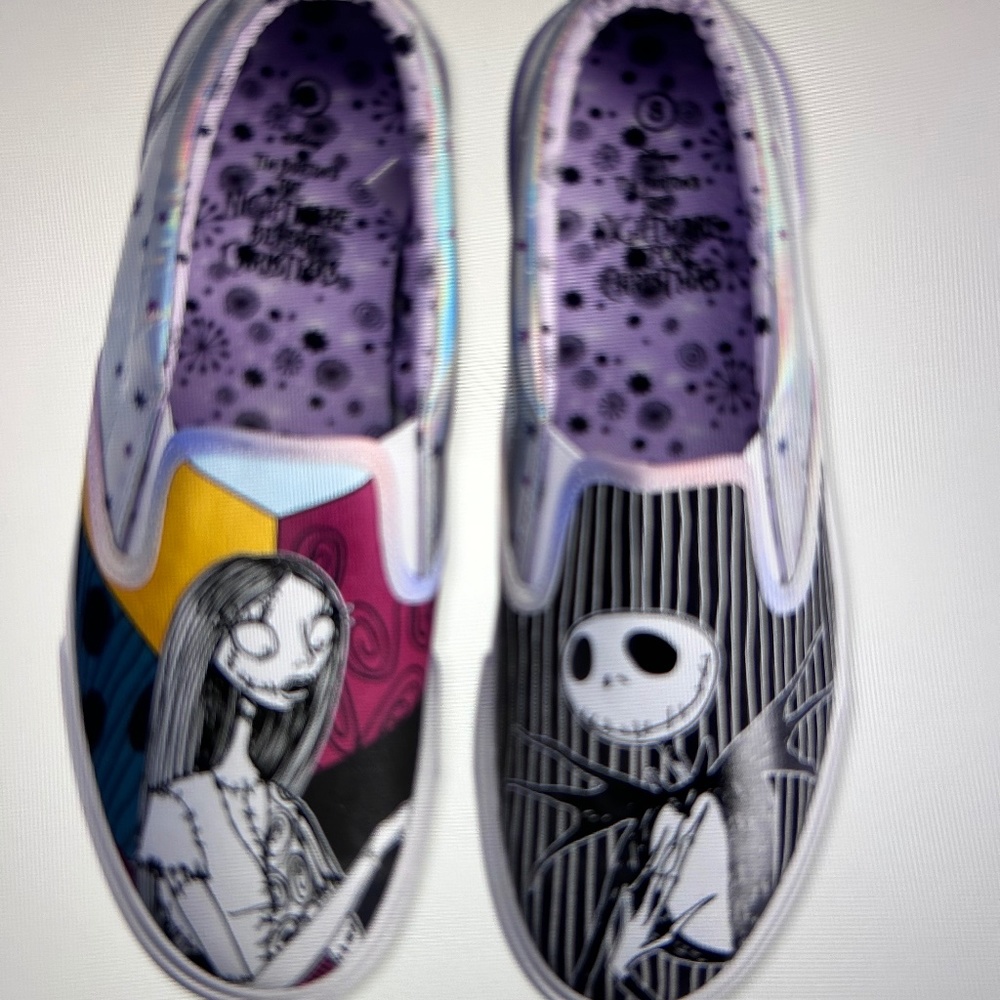 NWT Nightmare Before Christmas SlipOn Sneakers